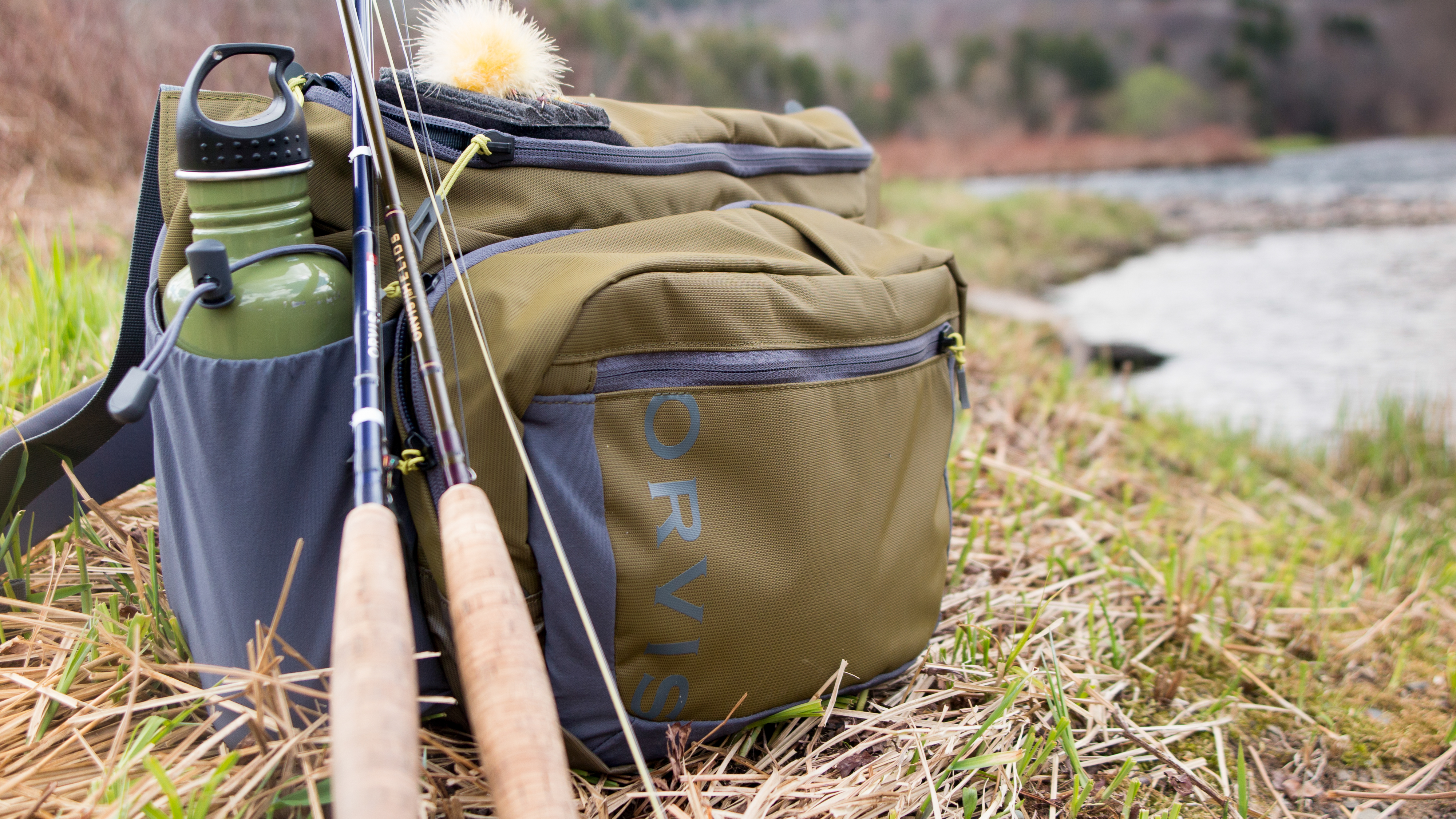 waterproof fly fishing sling pack