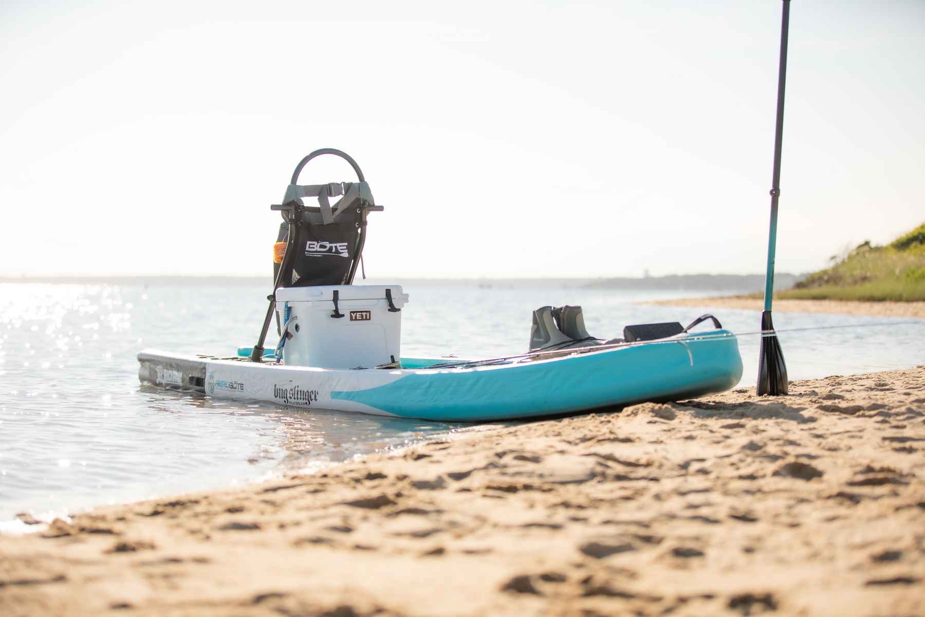 Inflatable float board boat (Belly) for fly fishing and fishing