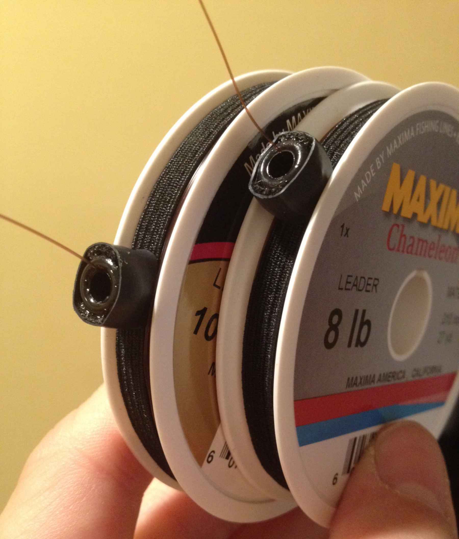 FYI: Spool Hands can take tippet spools, better than rubber bands
