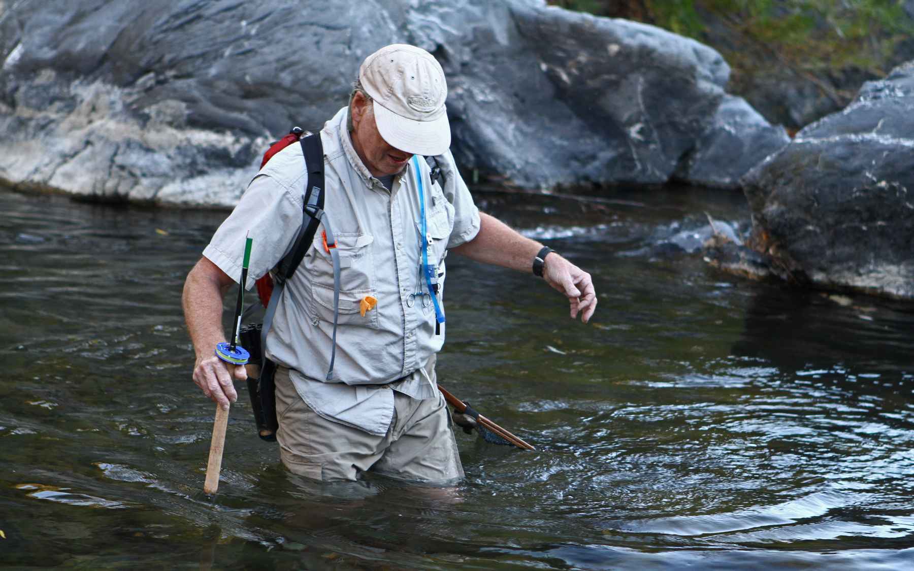 tenkara-fisher: Making a Wading Staff
