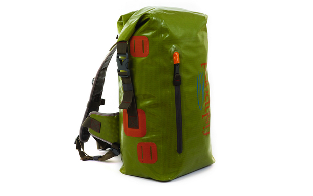 Fishpond's new Cyclepond fabric built Roll Top Backpack. Fishpond Cyclepond Westwater Roll Top Backpack