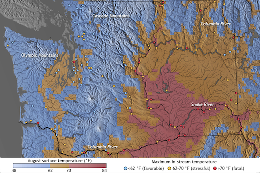 Climate Change to Add New Habitat Threats for Pacific NW Salmon Climate Change to Add New Habitat Threats for Pacific NW Salmon