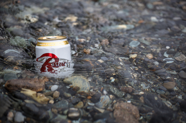 Goes home when you do. Rainier Can in River