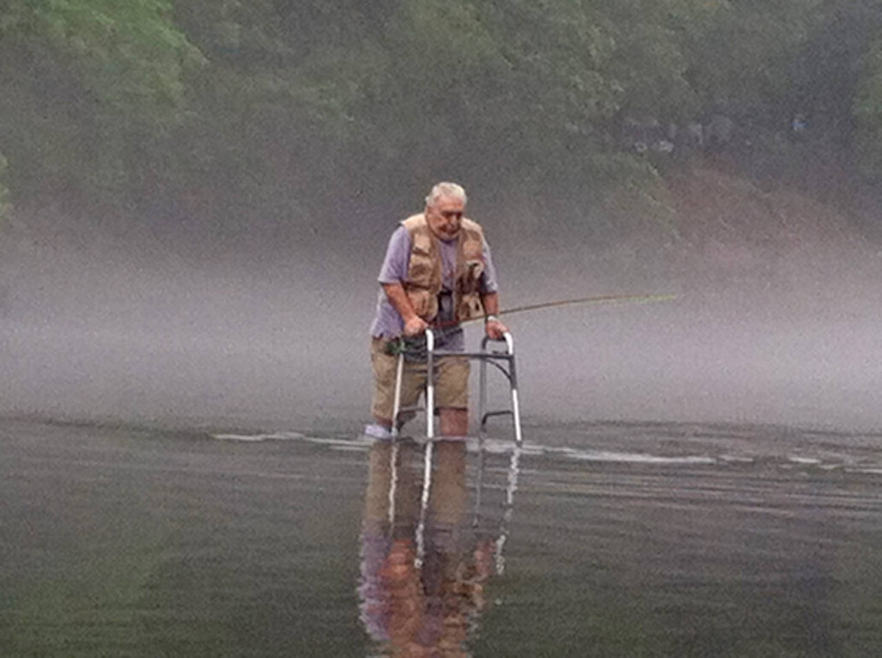 (HONORABLE MENTION) Kendra Nelson, who captured this image, noted that she was "inspired by this man's determination to do what he loves, despite the obvious restrictions his body has tried to place on his love for fishing and the outdoors." And she's not alone. This truly impactful image has been seen by almost 300,000 people on Facebook and has been widely shared on Twitter, Reddit and so on. While this image lacks the technical quality of the others, it more than makes up for it with substance. A True Fisherman