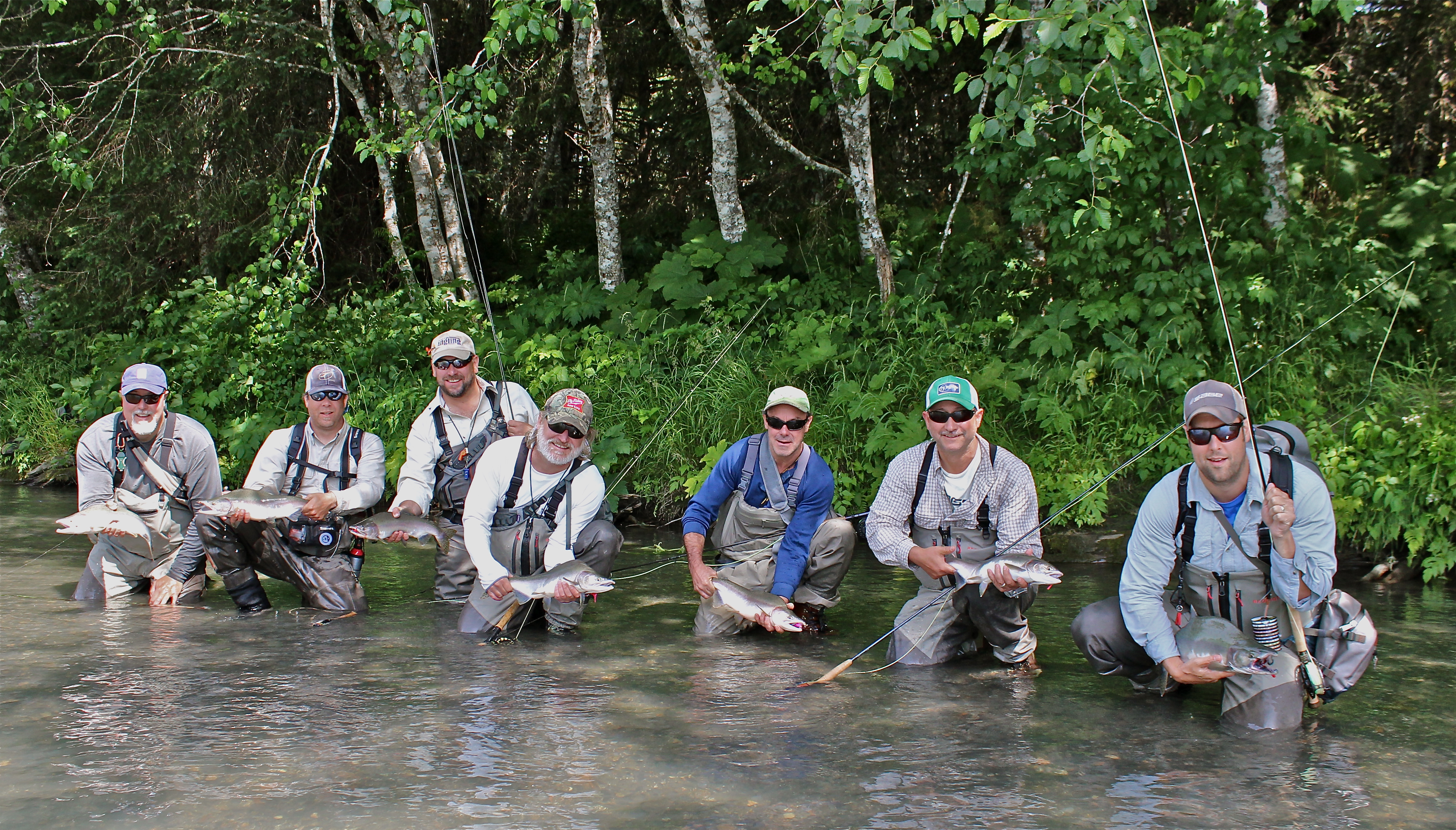 Seven Salmon, All in a Row  Hatch Magazine - Fly Fishing, etc.