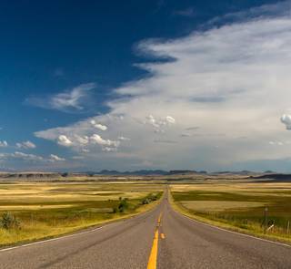 montana state highway - big sky