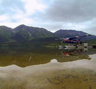 float plane on Tahltan Lake