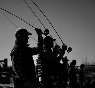 practice casting fly rods