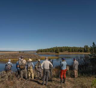 On-the-water instruction at the School of Trout