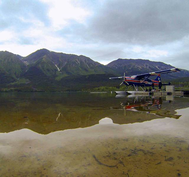 float plane on Tahltan Lake