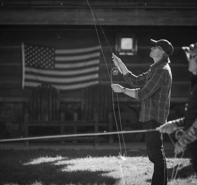 fly casting lessons at the school of trout