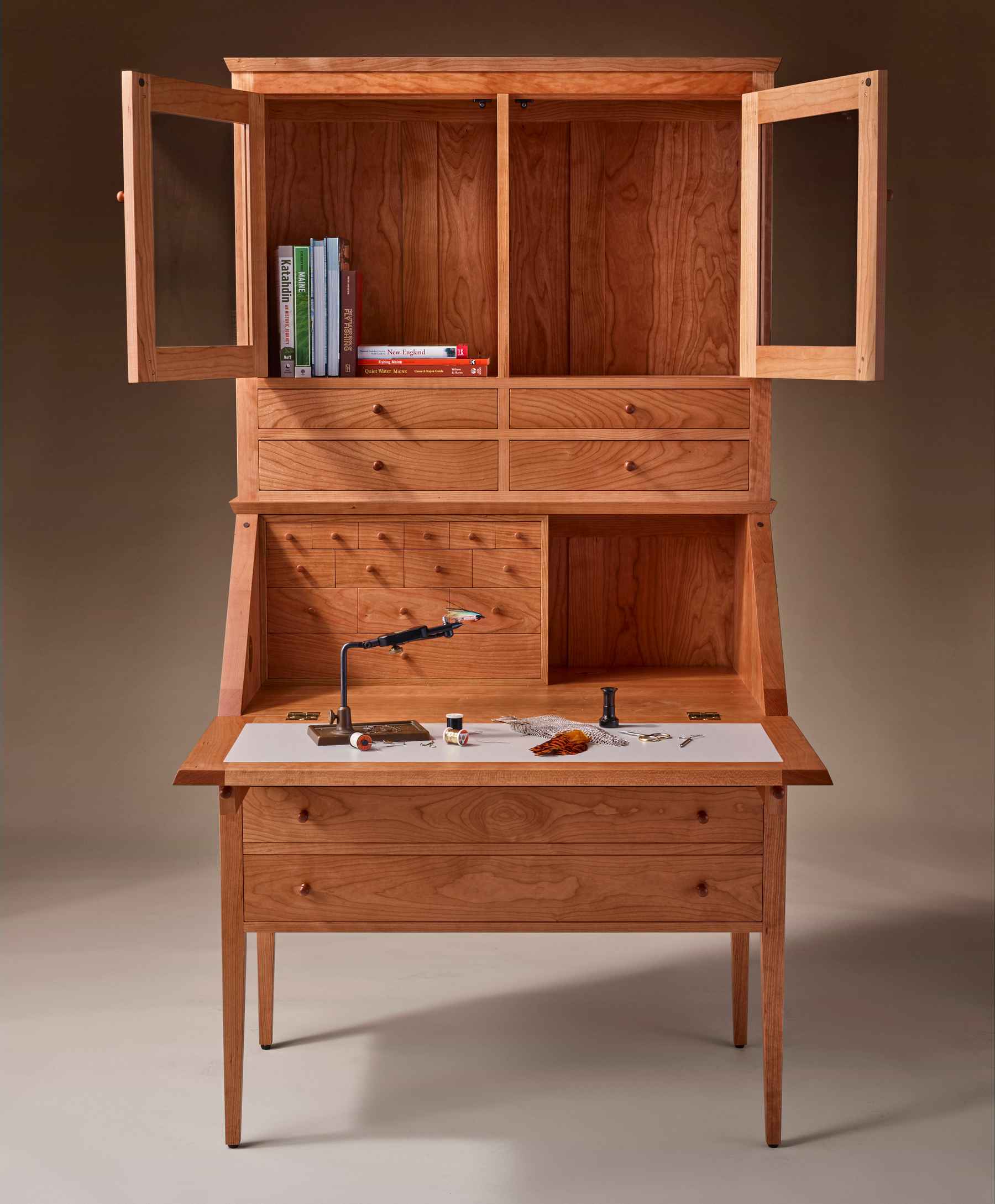Photo: L.L. Bean L.L. Bean and Thos. Moser Heirloom Fly-Tying Desk
