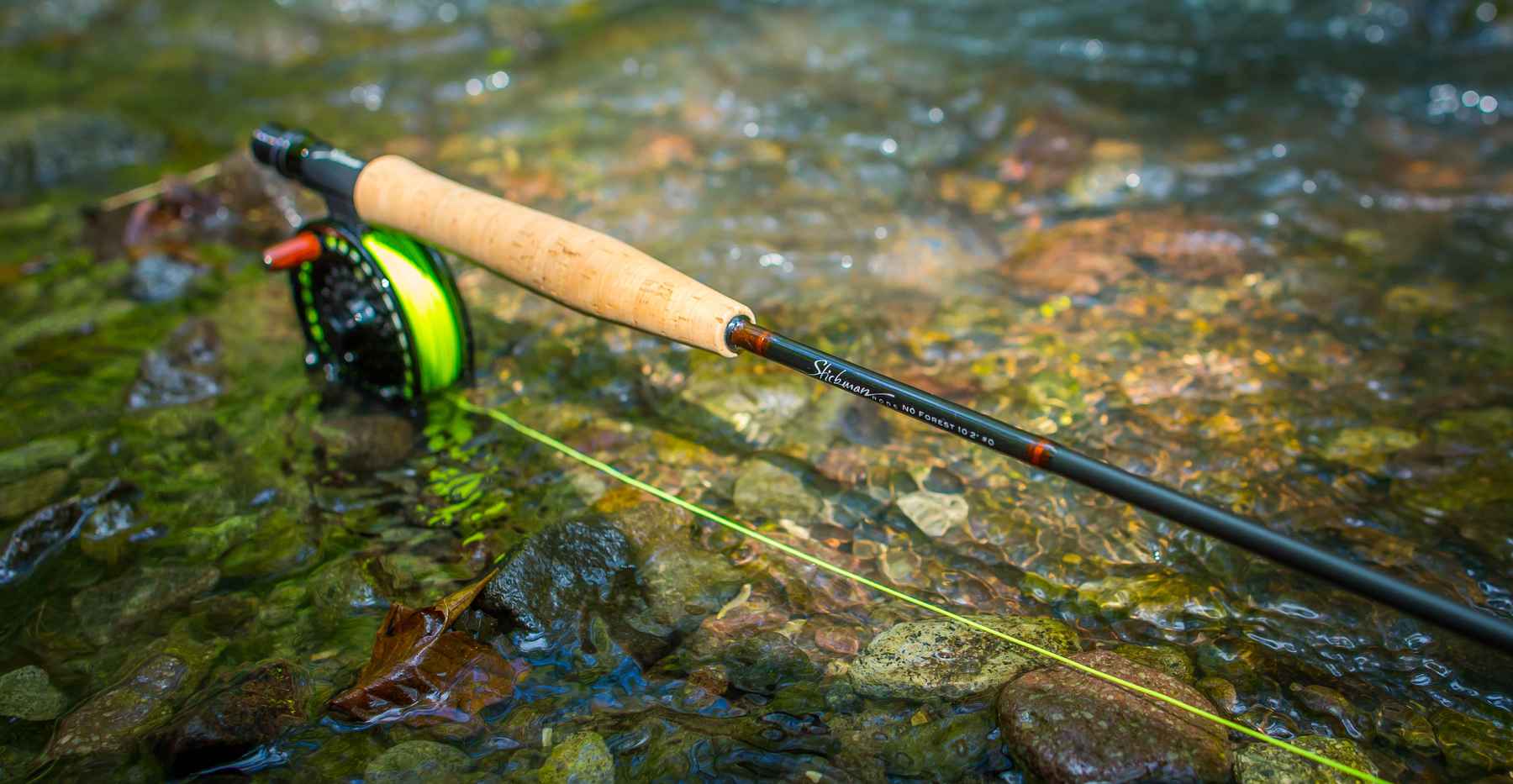 The Stickman N0 nymphing rod in Forest. Stickman N0 fly rod