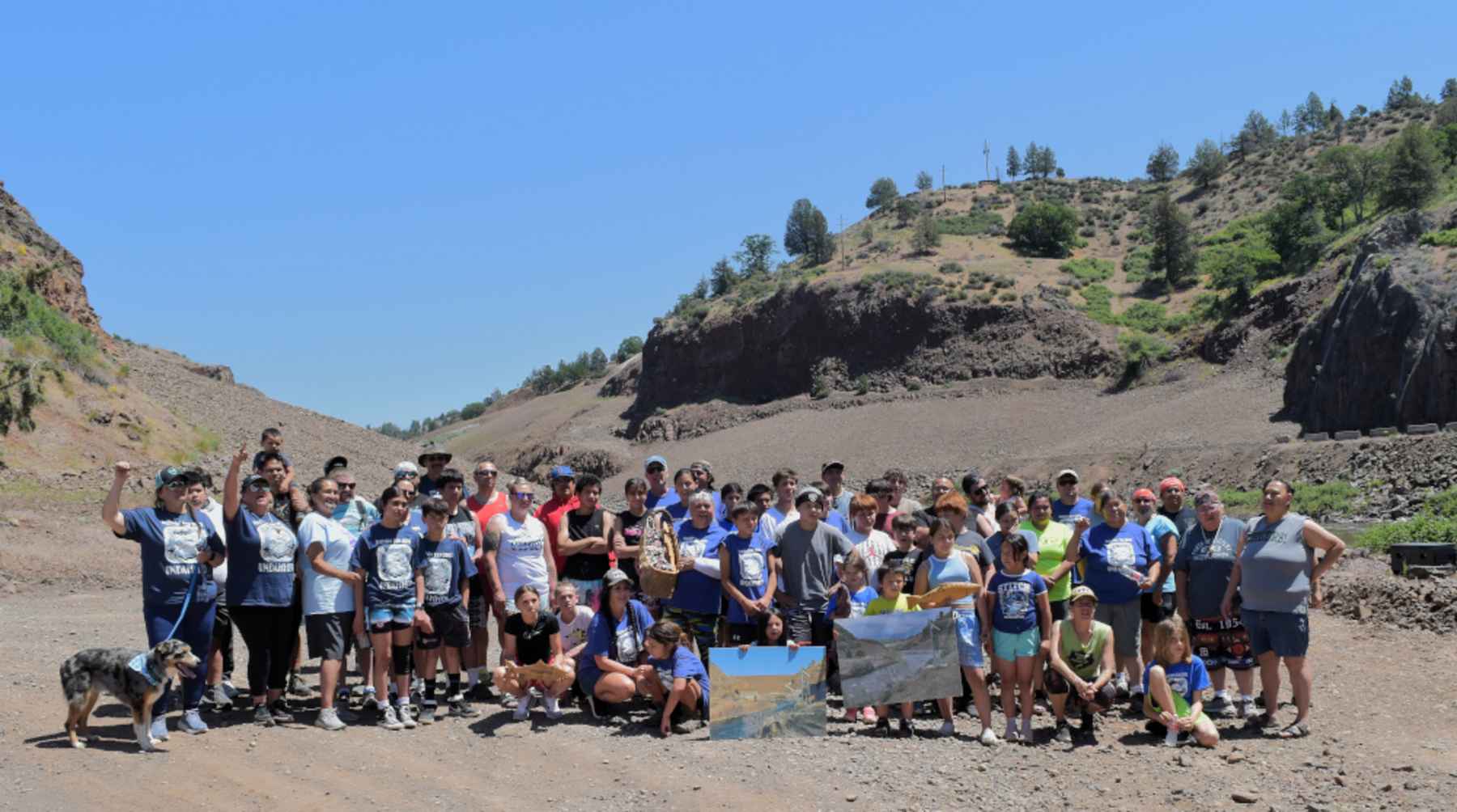 Photo: Juliet Grable. klamath river salmon relay race