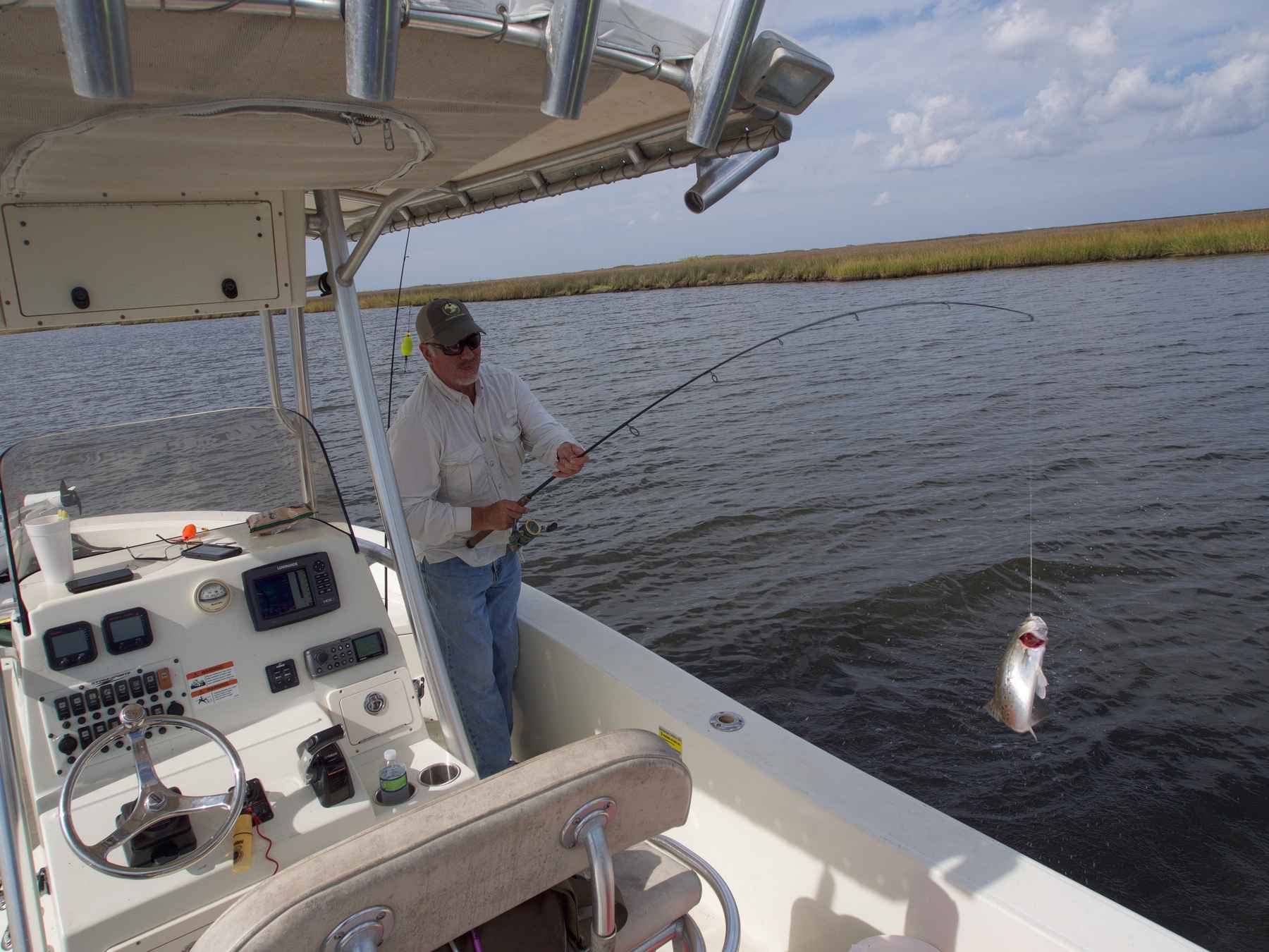 Photo: Johnny Carrol Sain coastal louisiana fishing