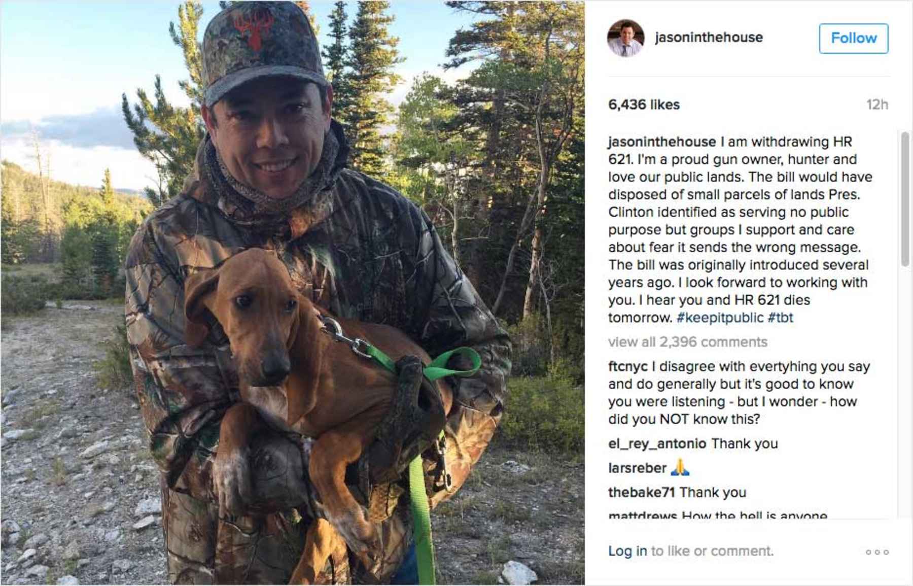 jason chaffetz instagram