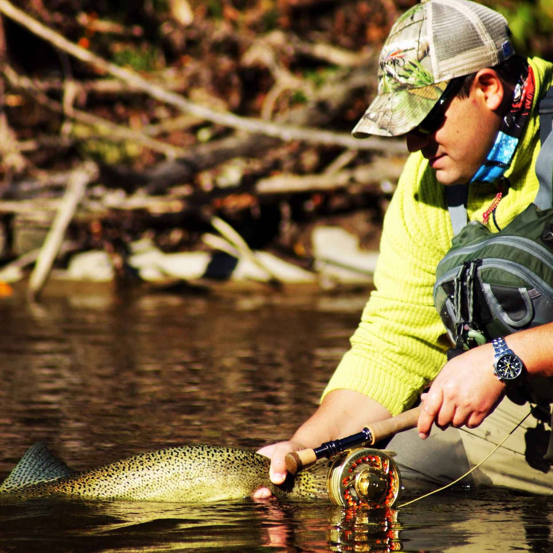 Fly Fishing For Salmon At The Milwaukee River Hatch Magazine Fly