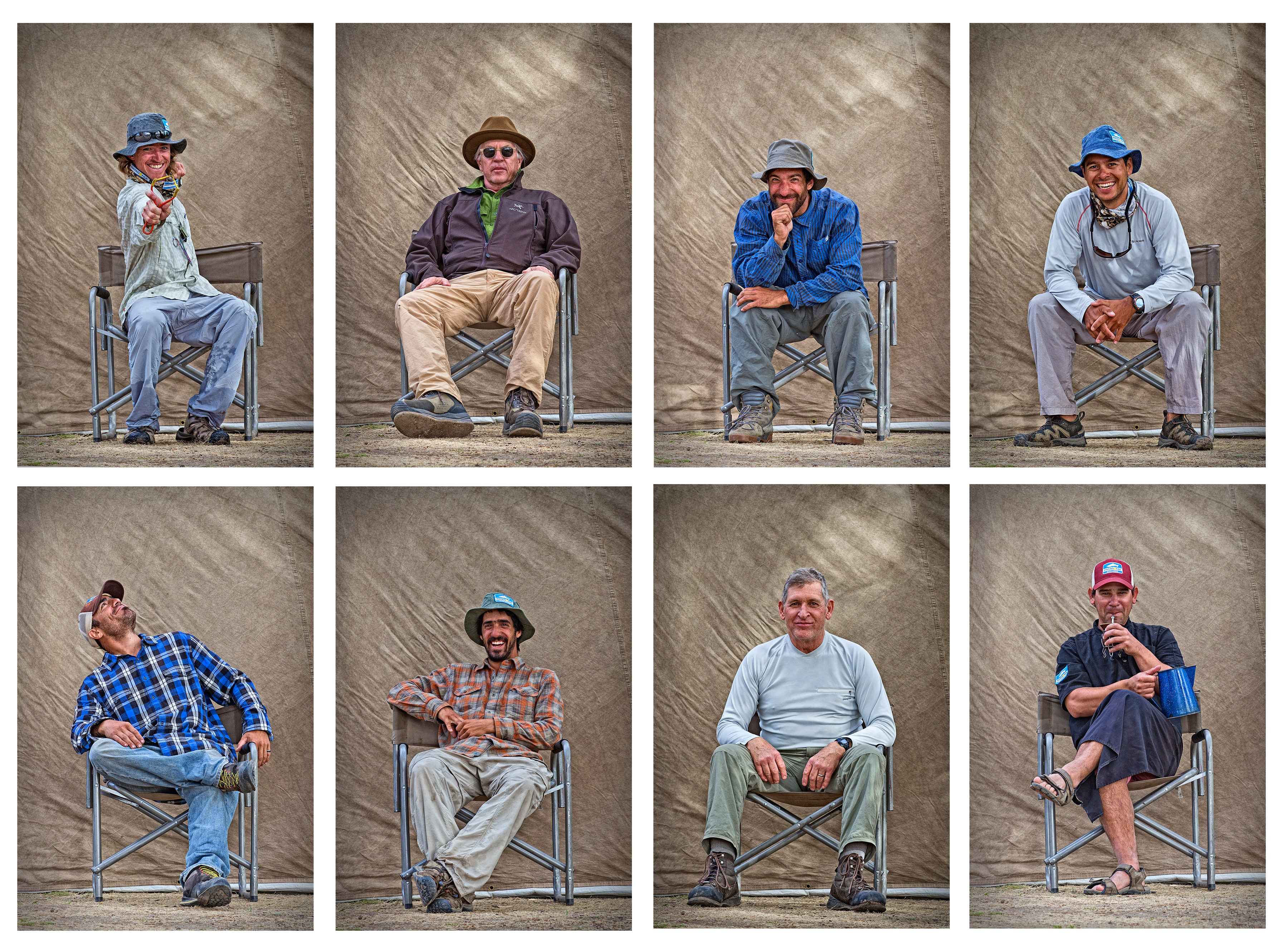 patagonia river guides portraits - Earl Harper