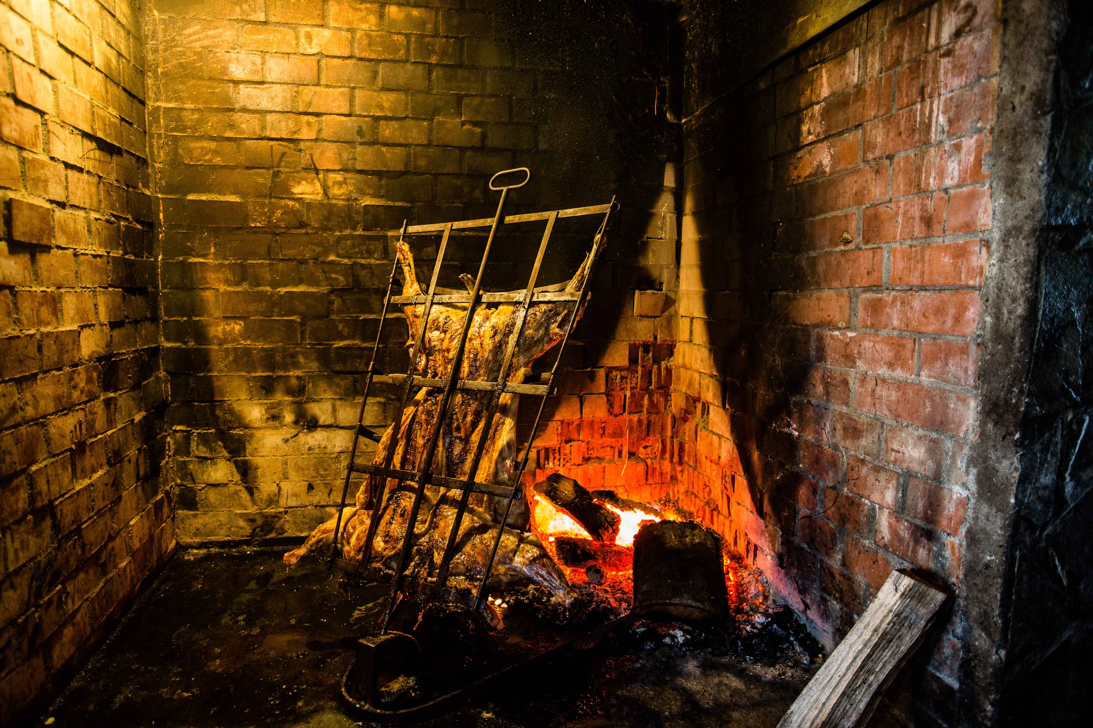 lamb asado - patagonia - chile