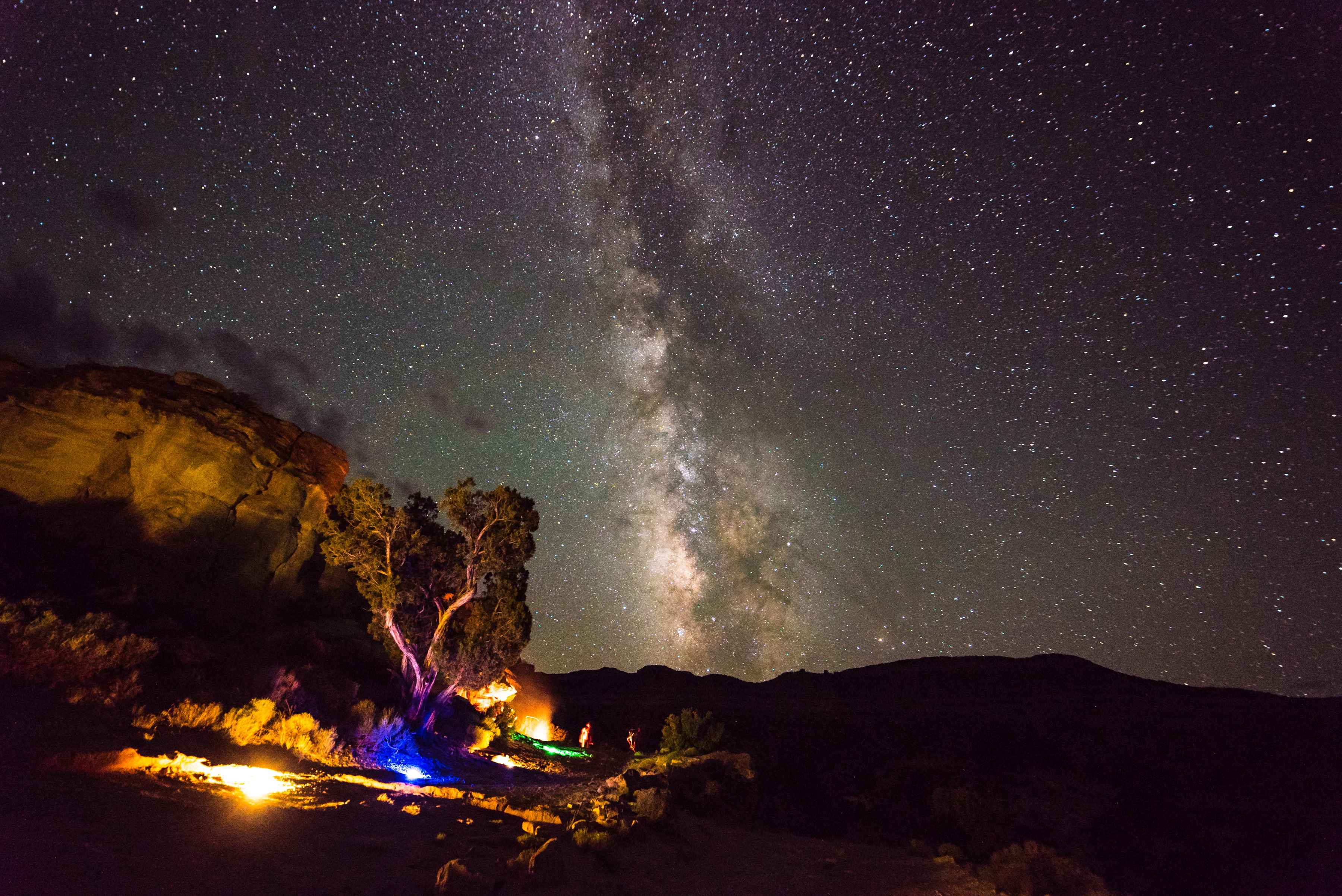 The Galactic Center of our Milky Way rises over Fiftymile Mountain inside the Grand Staircase Escalante National Monument. Escalante, Utah (photo: Ryan Hallock / cc2.0). The Galactic Center of our Milky Way rises over Fiftymile Mountain inside the Grand Staircase Escalante National Monument. Escalante, Utah.