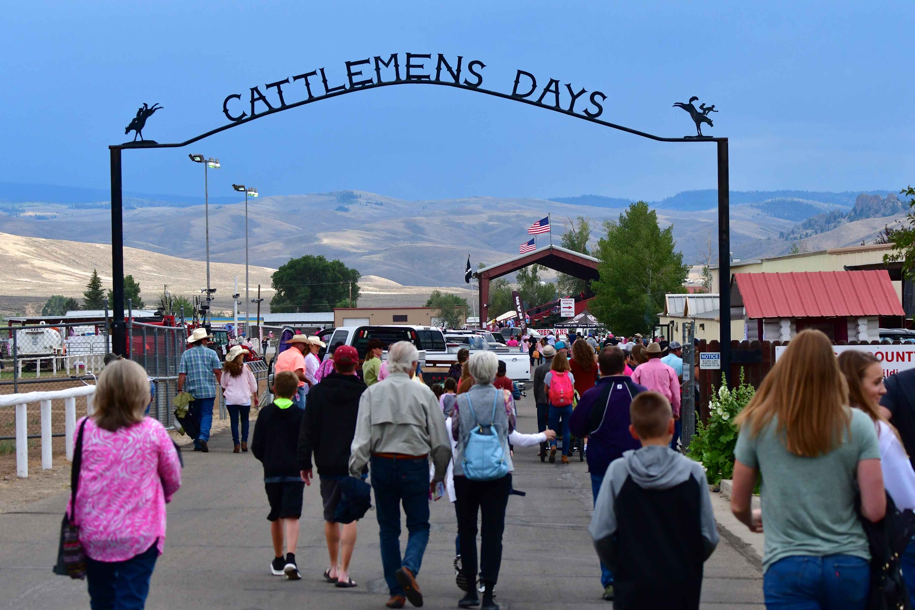 The Cattlemens Days rodeo in Gunnison, Colorado