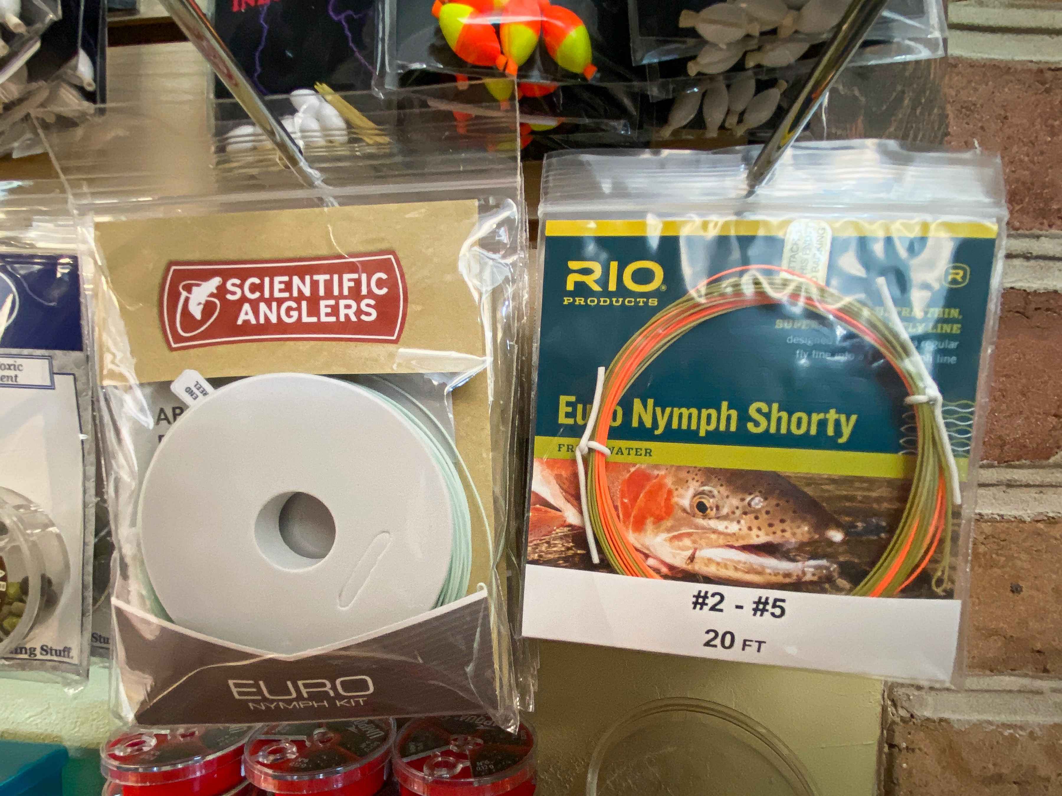 The Scientific Anglers Euro Nymph Kit and RIO Euro Nymph Shorty 