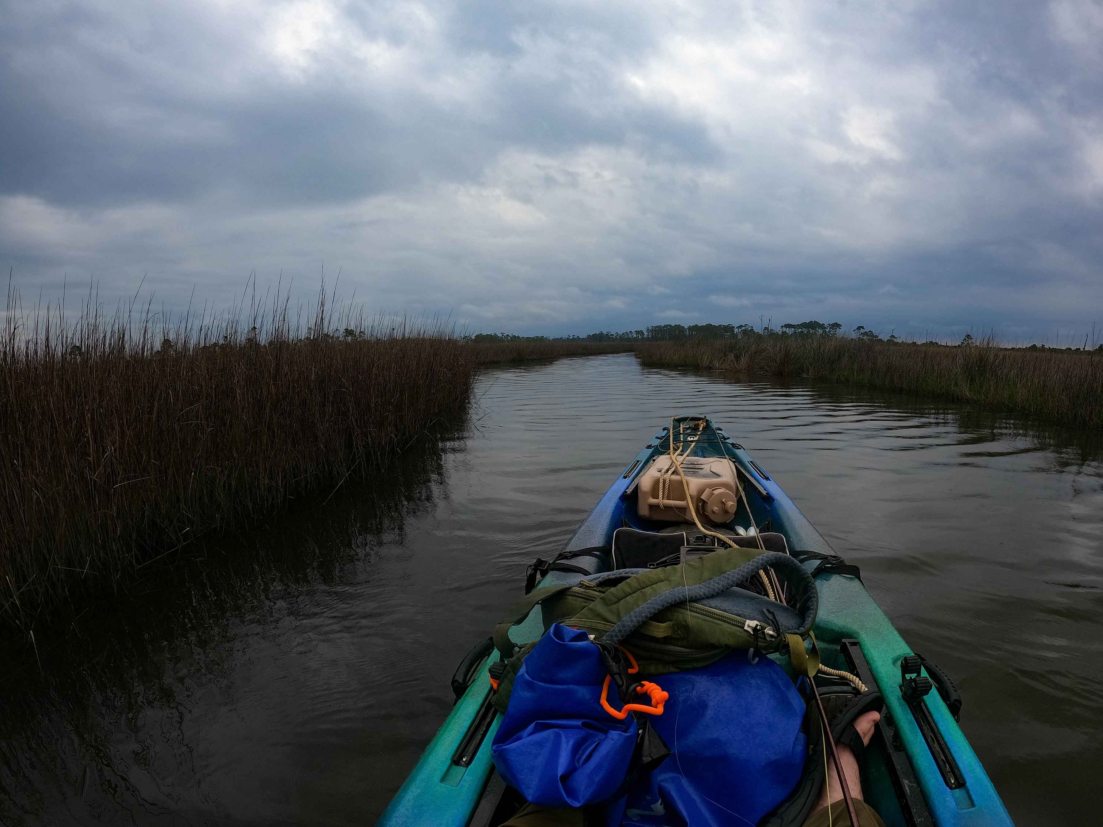 Photo: Shane Townsend. storm clouds horn island while paddling