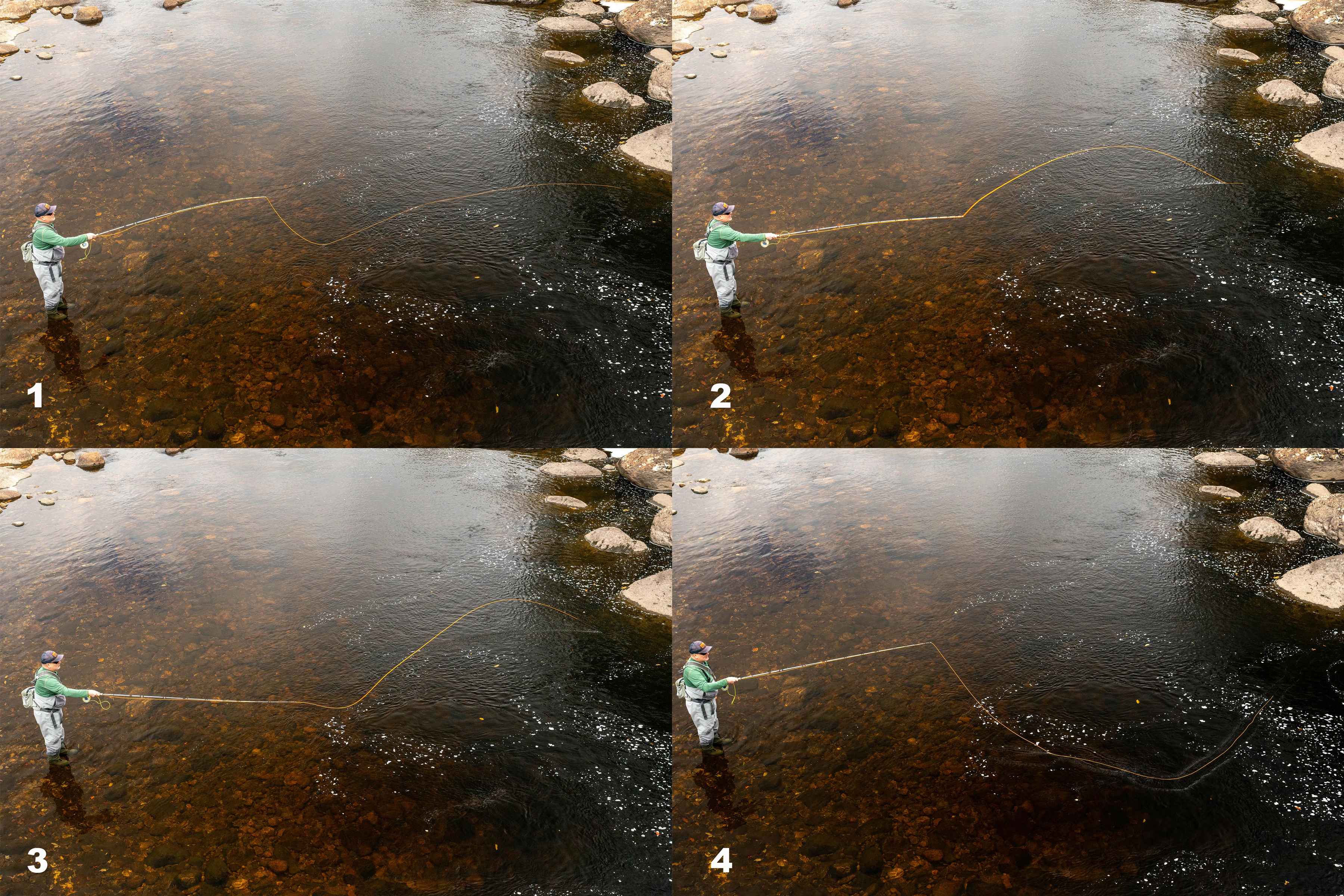 how to make an upstream mend - fly fishing