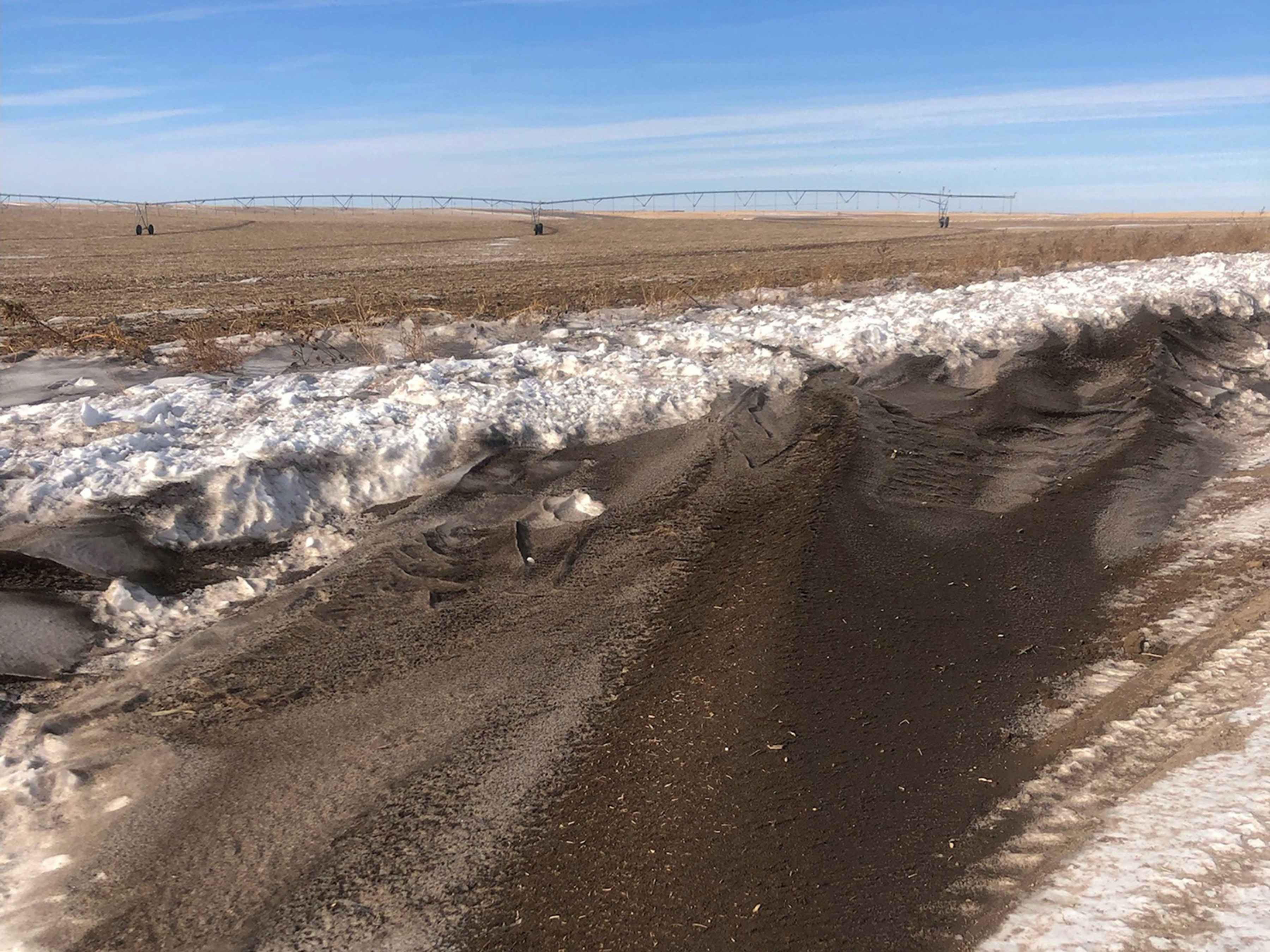 Wind-blown soil erosion in southwestern Nebraska