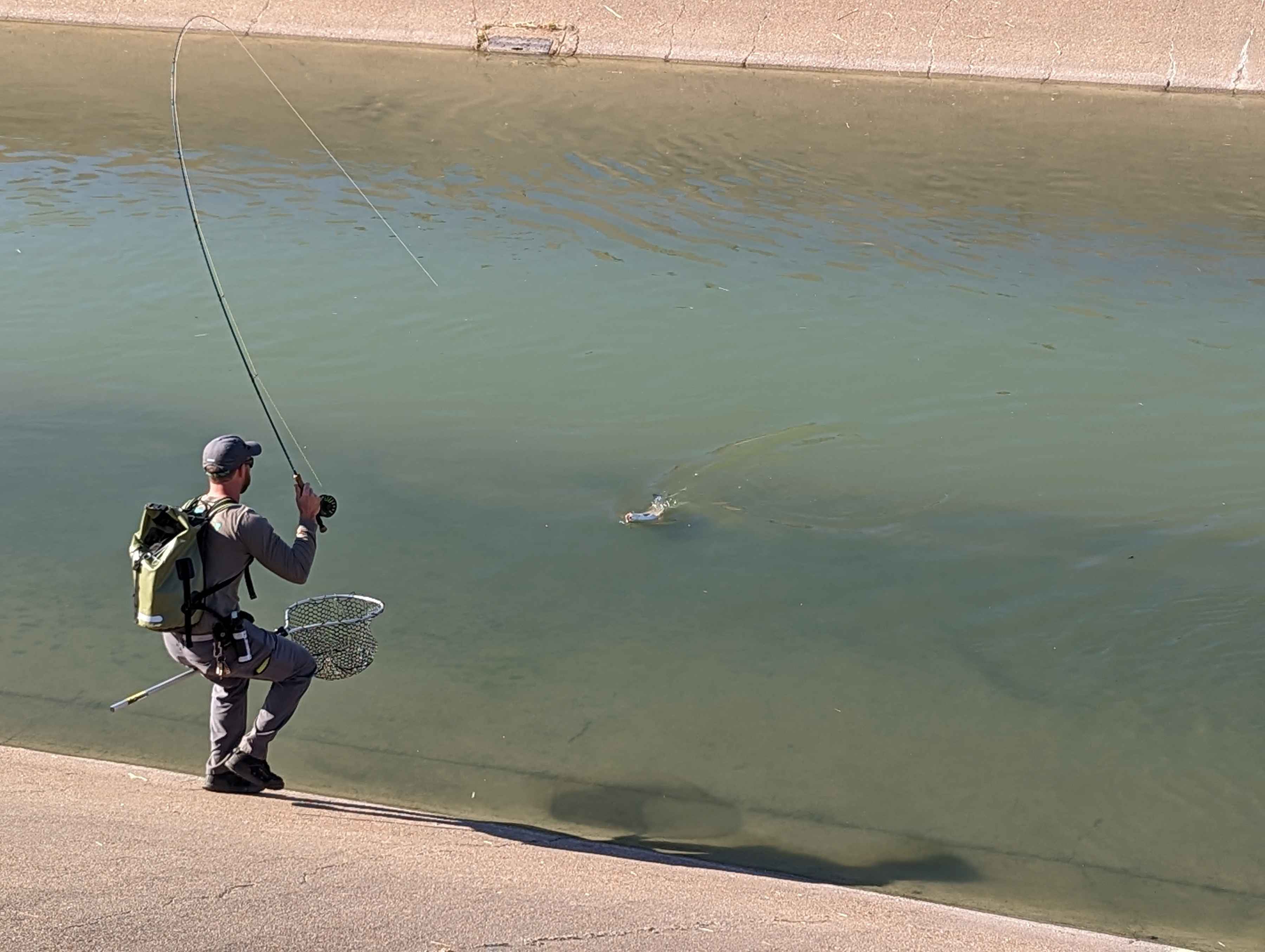 Photo: Chris Hunt. urban fly fishing houston texas