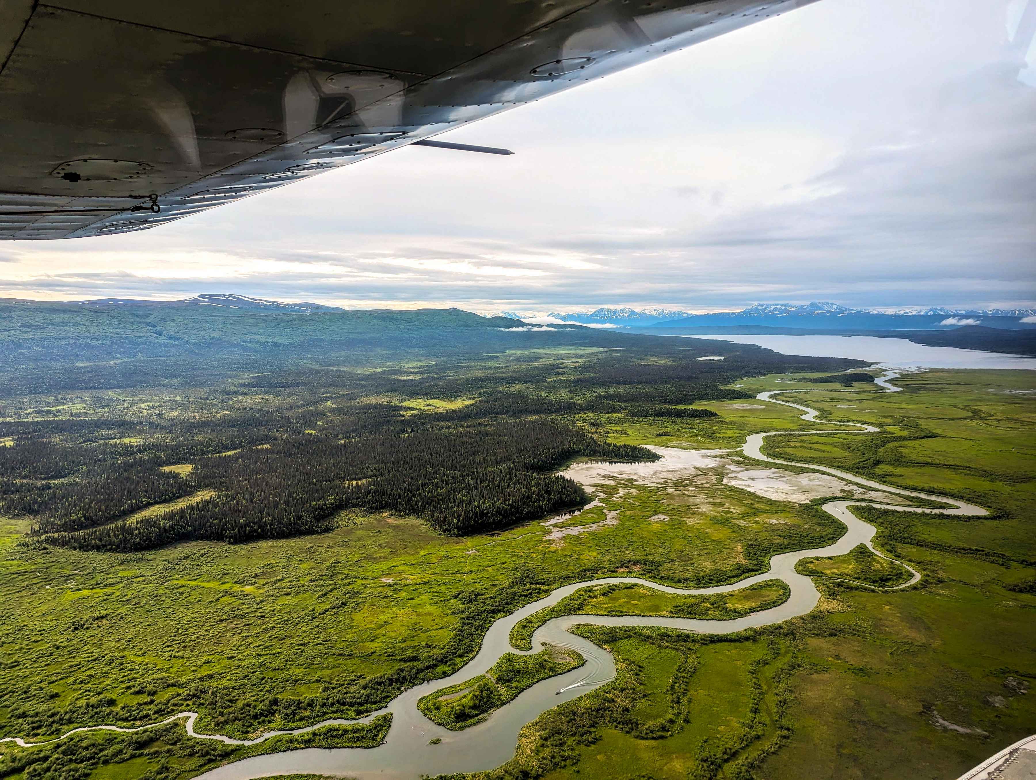 bristol bay from the air