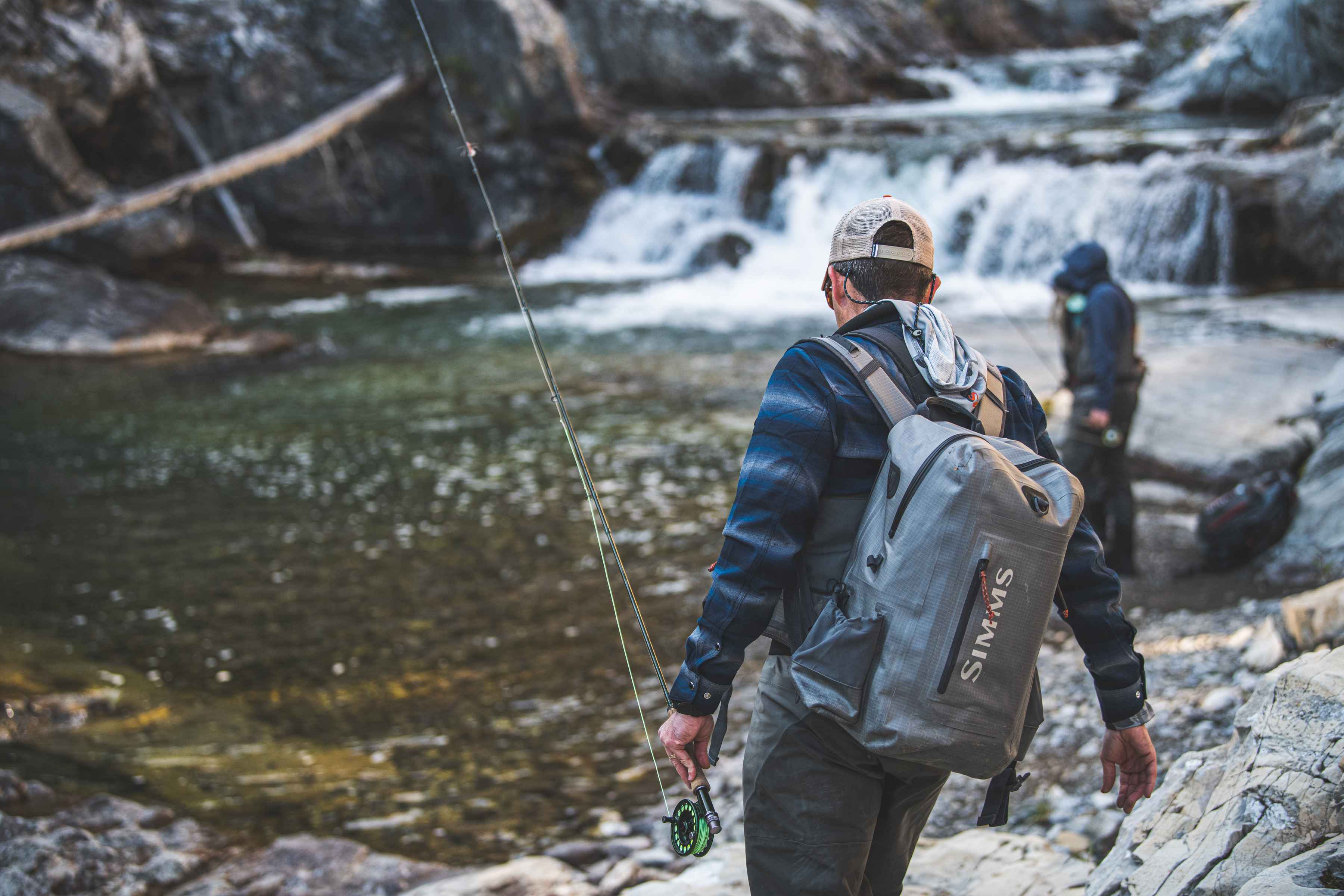 The Simms Dry Creek Z backpack (photo: Simms Fishing). The Simms Dry Creek Z backpack