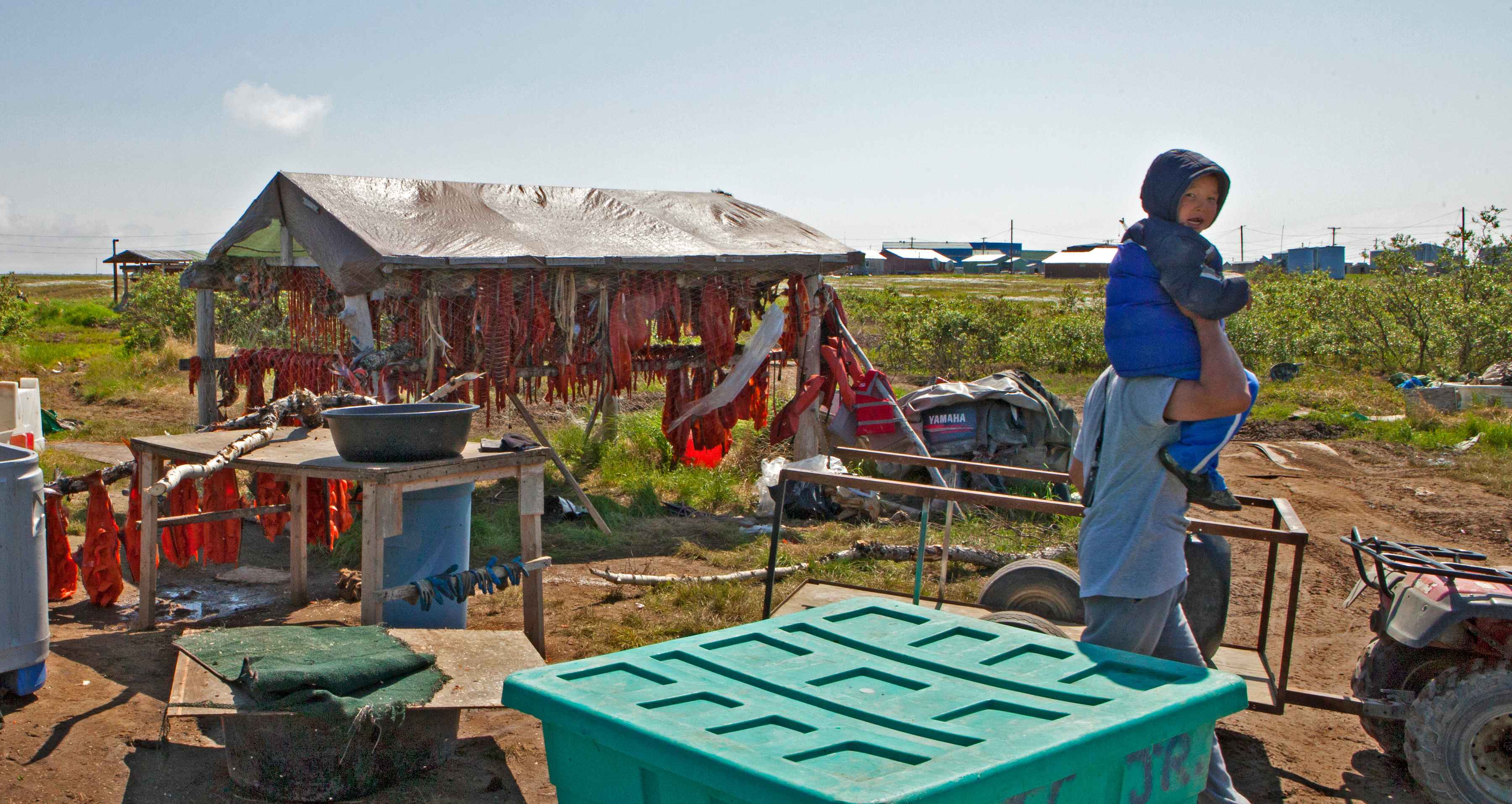 yupik subsistence village