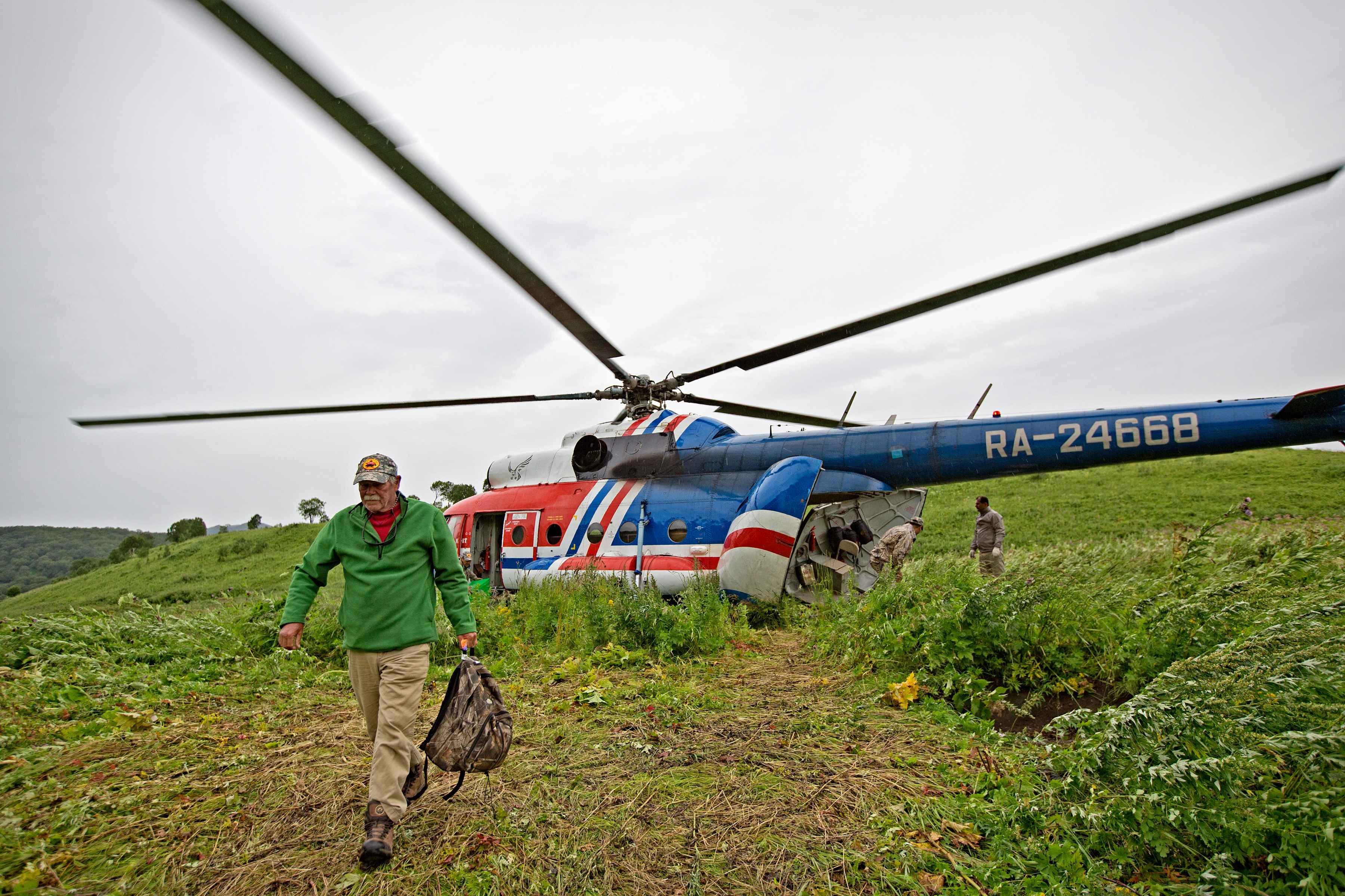 Russian mi-8 helicopter