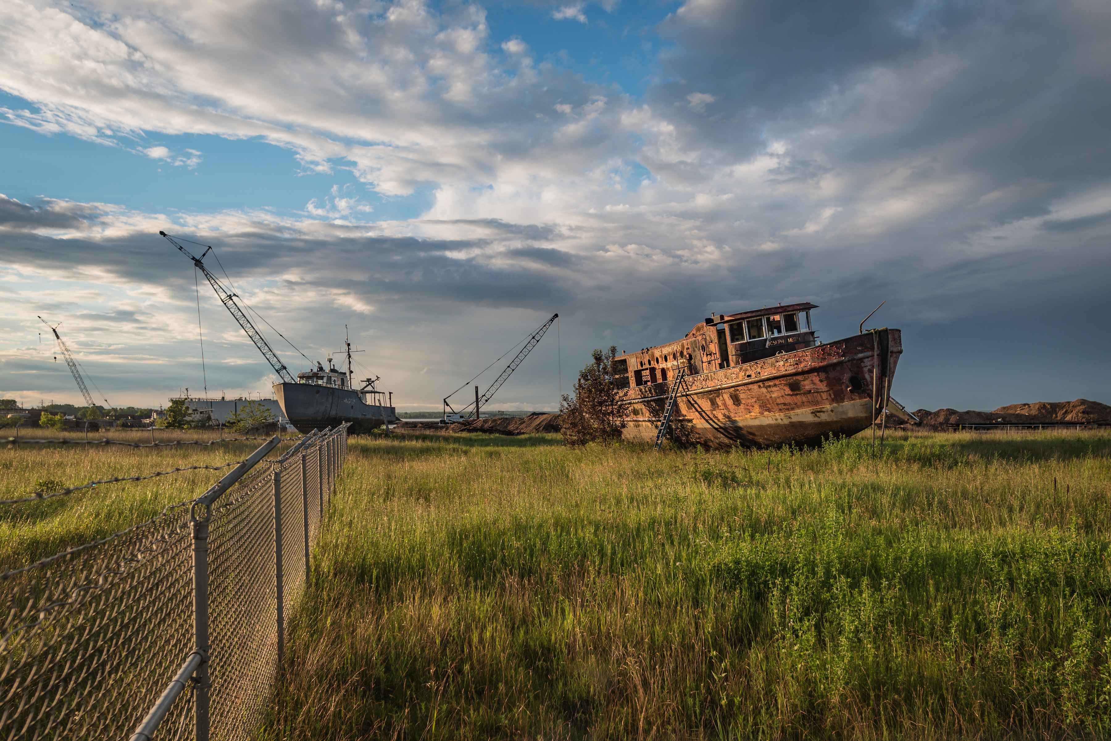 lake michigan stranded ship