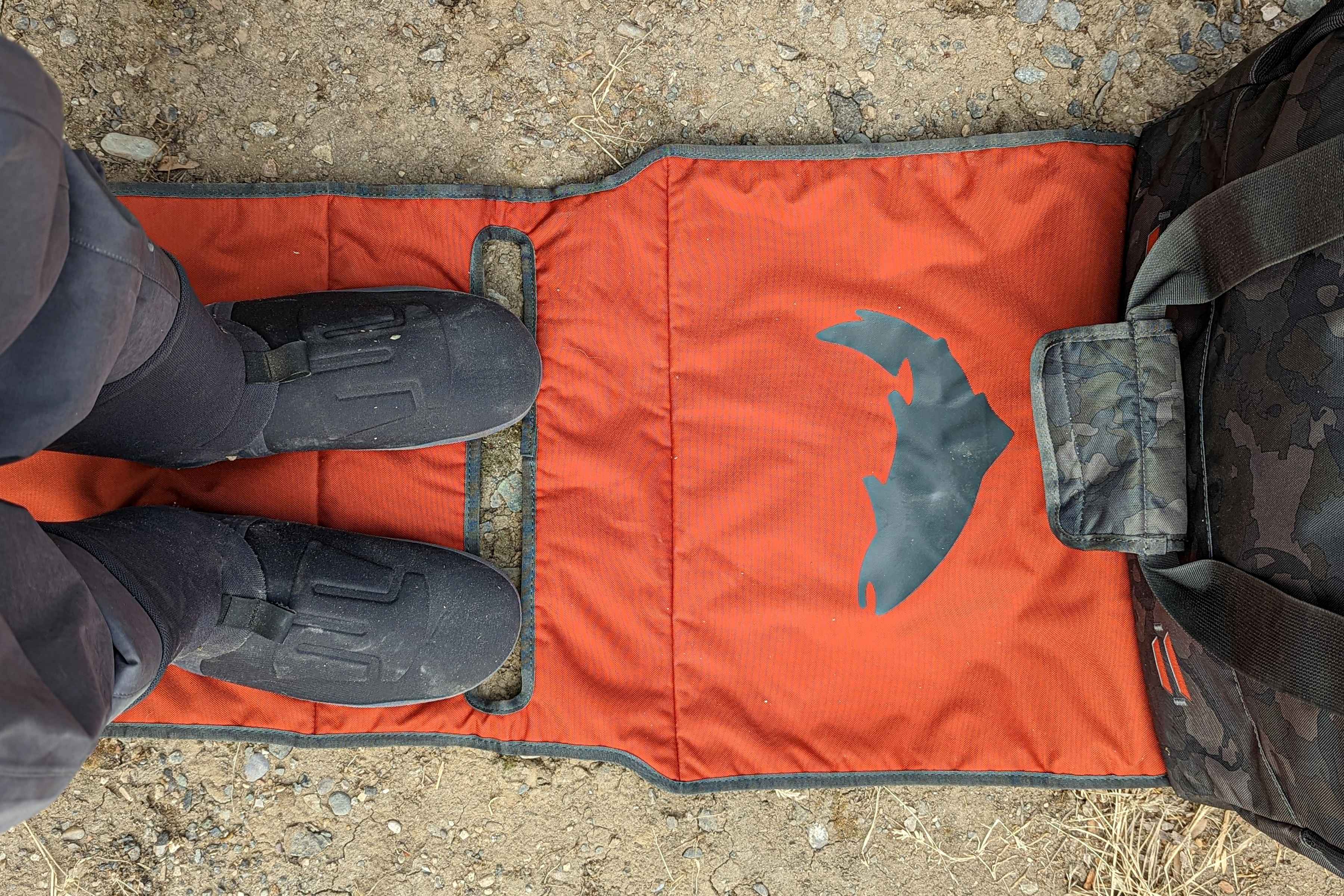 The Simms RiverKit built-in changing mat