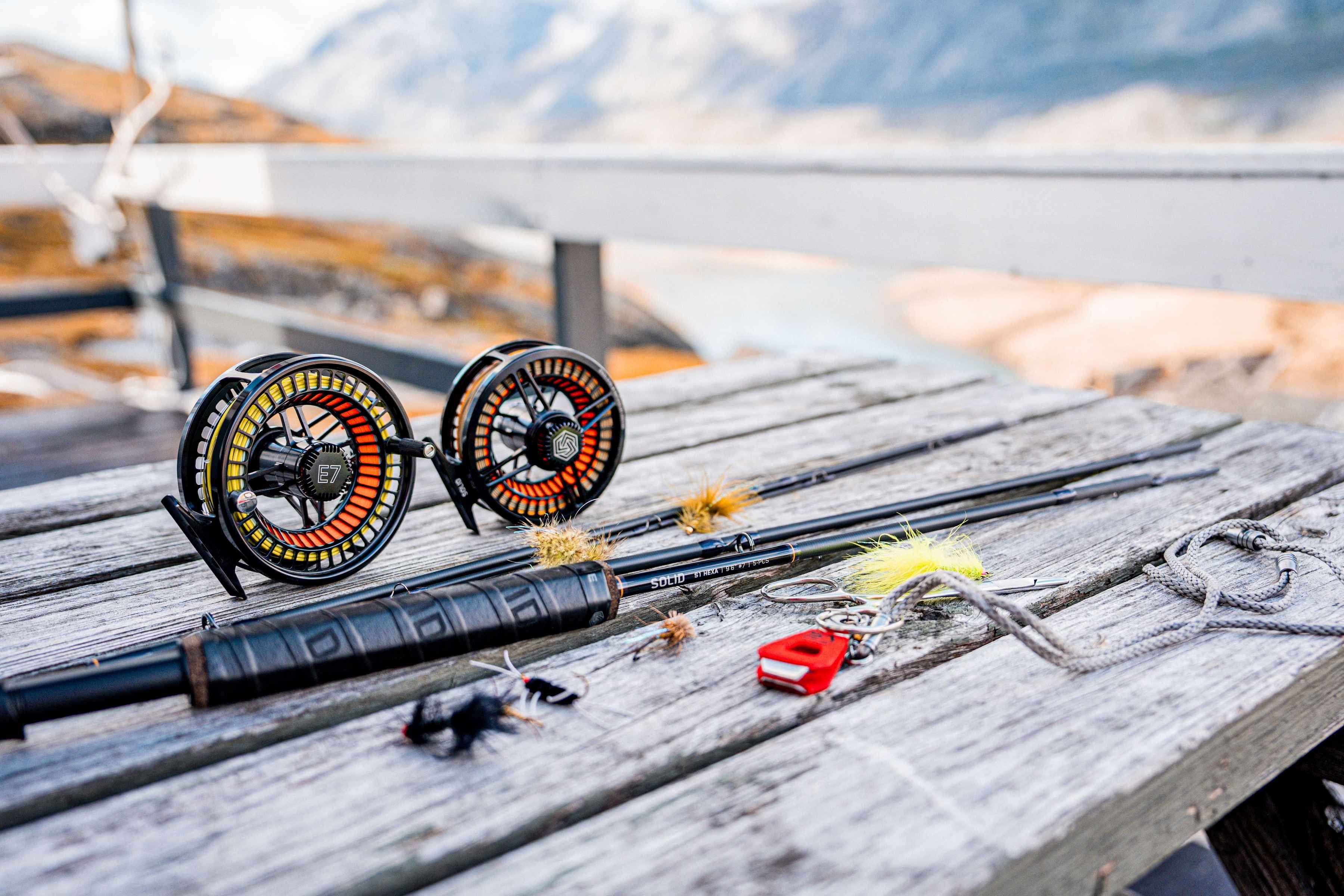 The Solid E-Series fly reels (photo: Solid Tackle). solid e-series fly reels