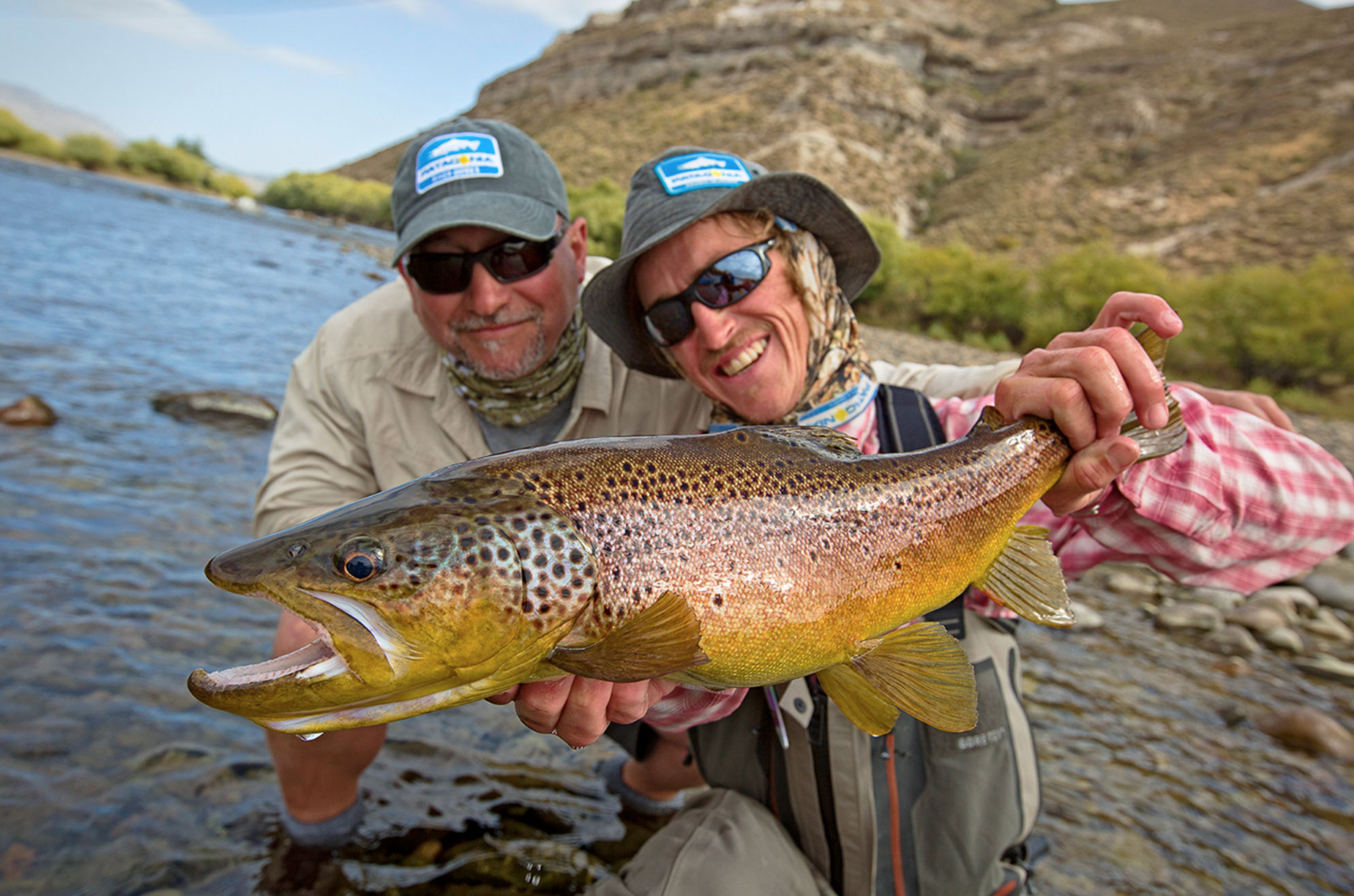 A big brown trout from the Chimehuin River (photo: Chad Shmukler). Chimehuin Brown Trout