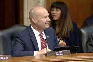 Sen. Mike Lee at the June 10, 2026 Senate Committee on Energy and Natural Resources hearing (Image: Committee on Energy and Natural Resources). Mike Lee at the June 10, 2026 Senate Committee on Energy and Natural Resources hearing