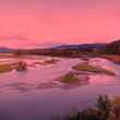 Sunset on the South Fork of the Snake River in Idaho