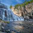 fly fishing gibbon falls yellowstone national park