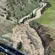 Yellowstone flood event 2022: North Entrance Road, Gardiner to Mammoth