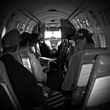 view from the turboprop over sub-arctic canada