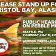 Save Bristol Bay Seattle Meeting