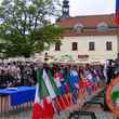 The award ceremony at the 30th annual FIPS-Mouche World Fly Fishing Championships in Krosno, Poland