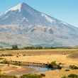 Lanin Volcano - Malleo River - Patagonia, Argentina