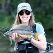 women fly fishing