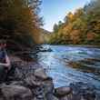 Pennsylvania's Lehigh River in Autumn
