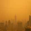 new york city skyline wildfires