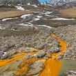 Alaska - Brooks Range - Rivers turning orange due to permafrost melt
